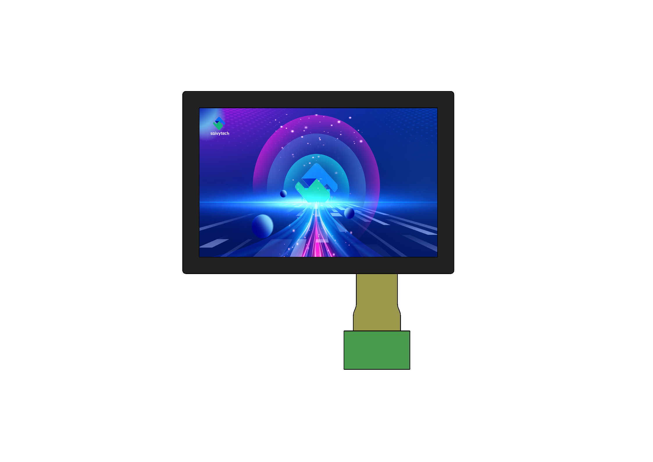 Touch Unit Interface 10.1-inch Open Frame Industrial Touch Unit - Saivytech